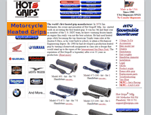 Tablet Screenshot of hotgrips.com